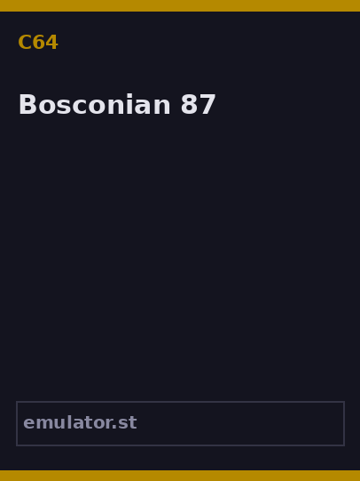 Bosconian 87