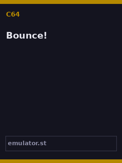 Bounce!