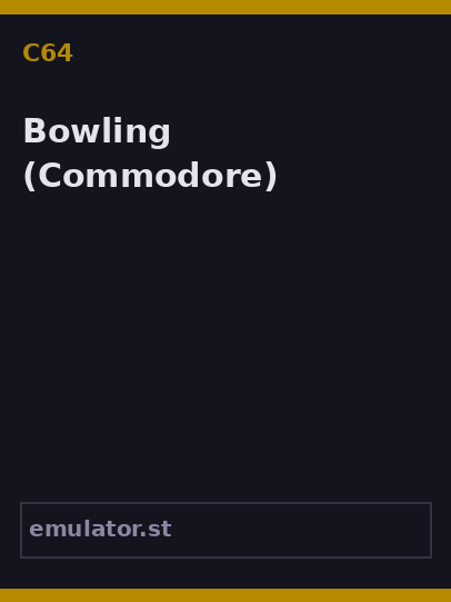 Bowling