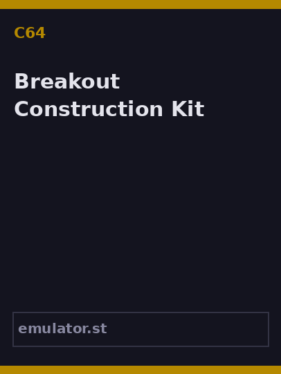 Breakout Construction Kit