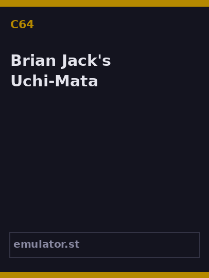 Brian Jack's Uchi-Mata