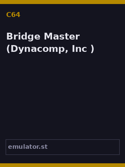 Bridge Master