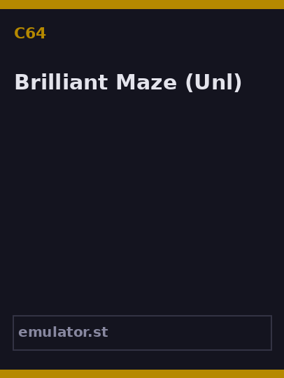 Brilliant Maze