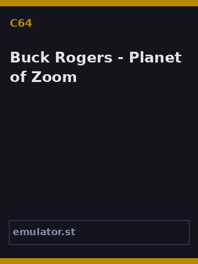 Buck Rogers - Planet of Zoom