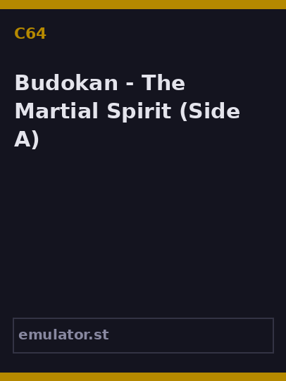 Budokan - The Martial Spirit