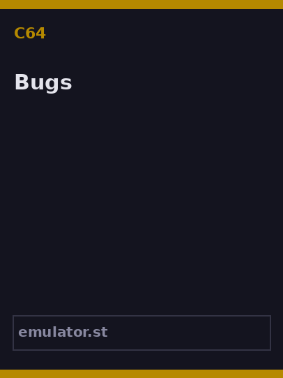 Bugs