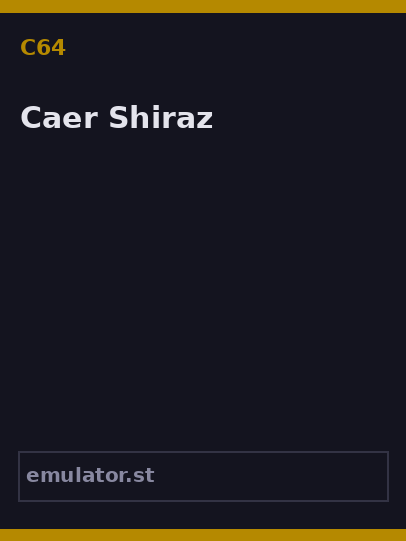 Caer Shiraz