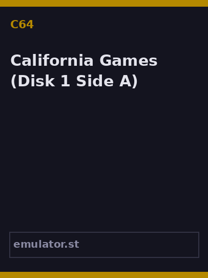 California Games