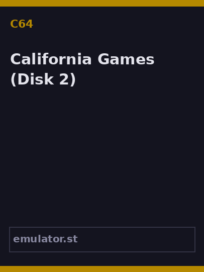 California Games
