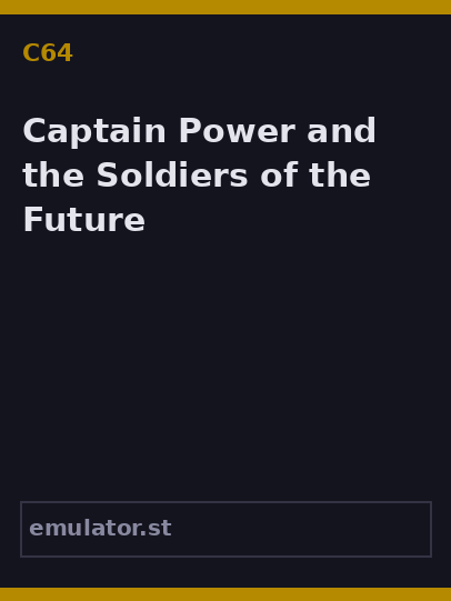 Captain Power and the Soldiers of the Future