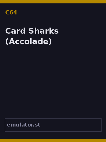 Card Sharks