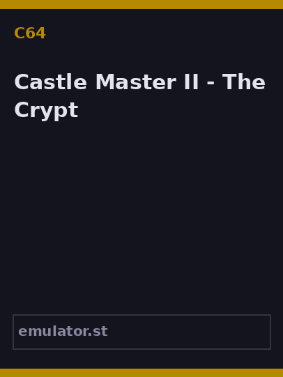Castle Master II - The Crypt