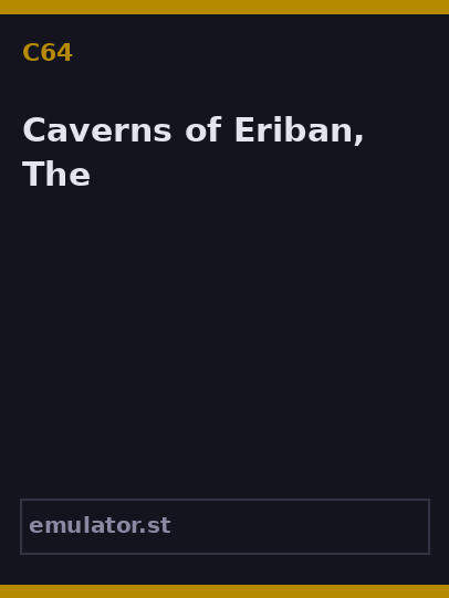 Caverns of Eriban, The