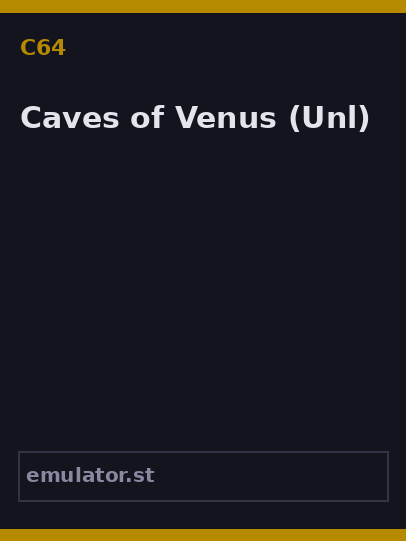 Caves of Venus
