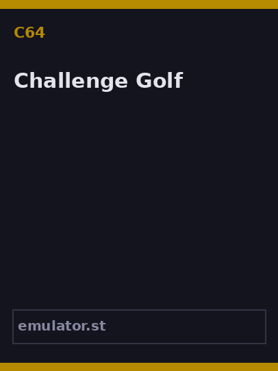 Challenge Golf