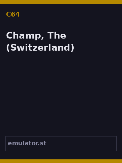 Champ, The