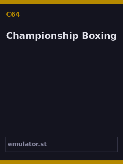 Championship Boxing