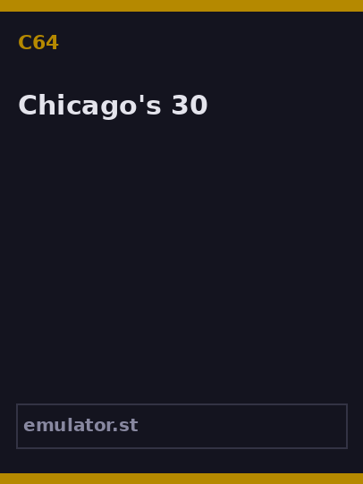Chicago's 30