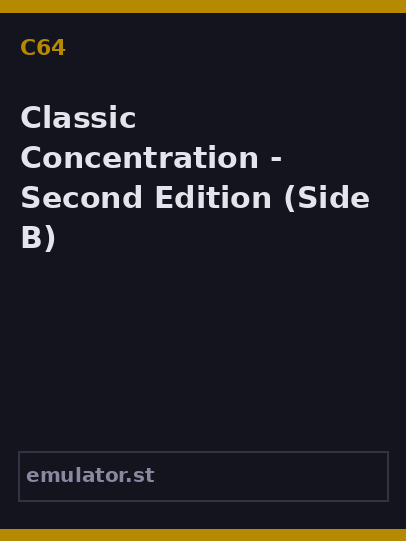 Classic Concentration - Second Edition