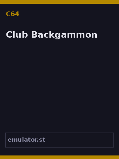 Club Backgammon