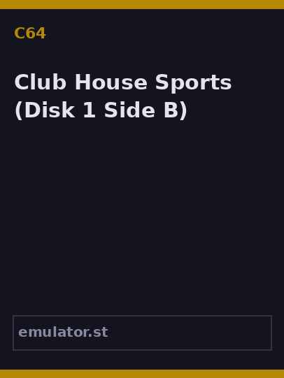 Club House Sports