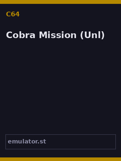Cobra Mission