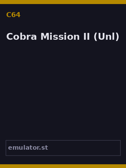Cobra Mission II