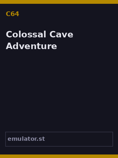 Colossal Cave Adventure