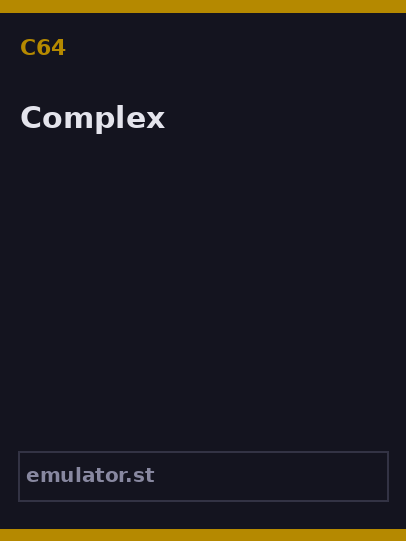 Complex