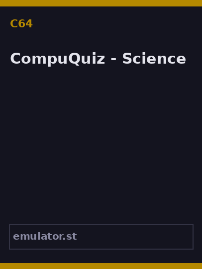 CompuQuiz - Science