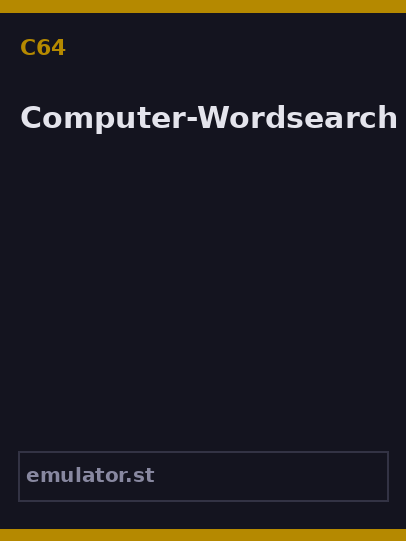 Computer-Wordsearch