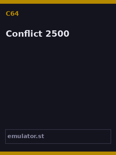 Conflict 2500