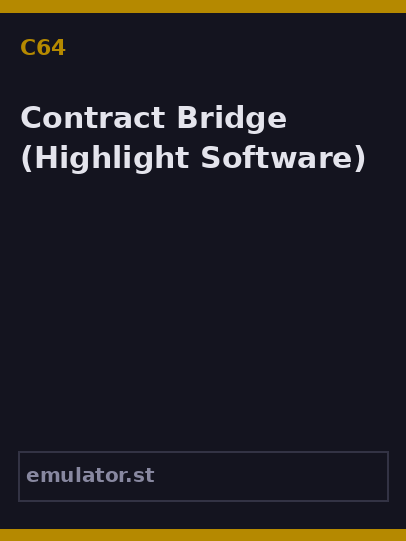 Contract Bridge