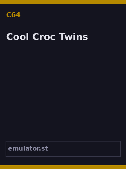 Cool Croc Twins