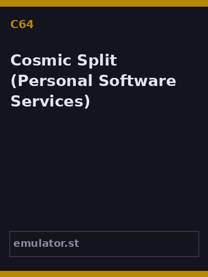 Cosmic Split