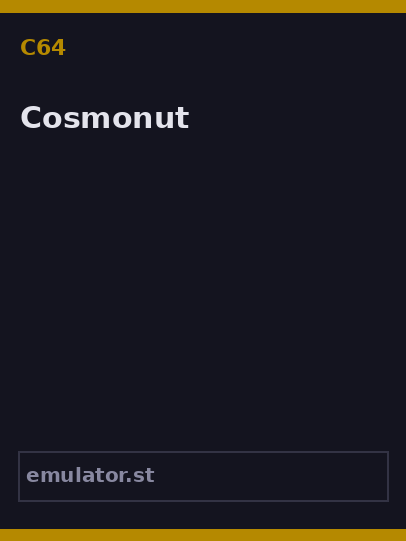 Cosmonut