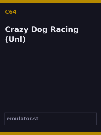 Crazy Dog Racing