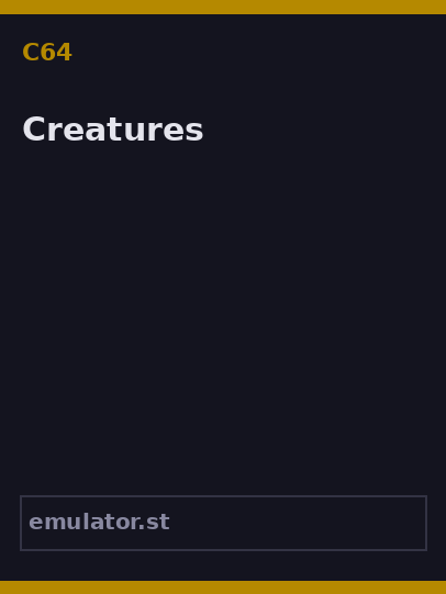 Creatures