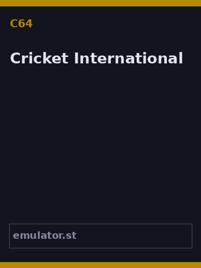 Cricket International
