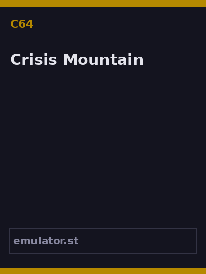 Crisis Mountain
