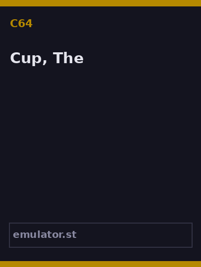 Cup, The