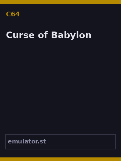 Curse of Babylon