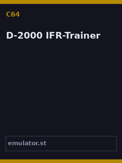 D-2000 IFR-Trainer
