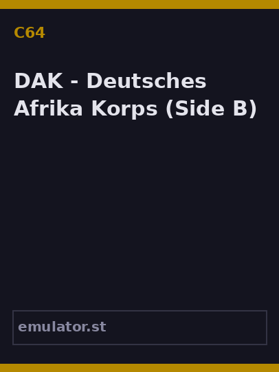 DAK - Deutsches Afrika Korps