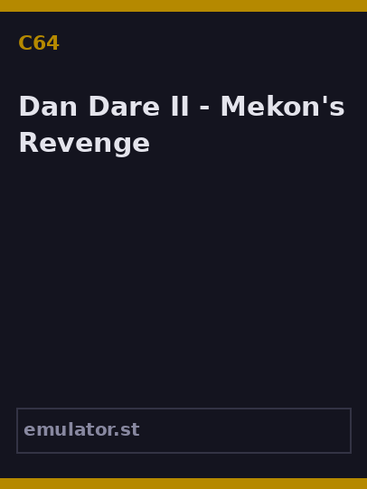 Dan Dare II - Mekon's Revenge