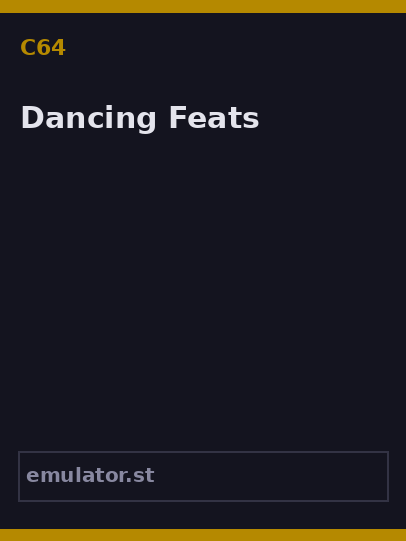 Dancing Feats