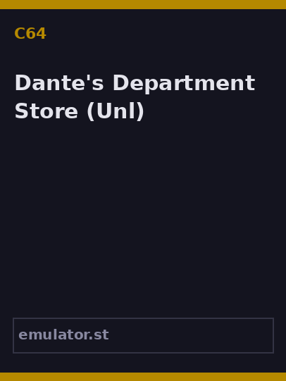 Dante's Department Store