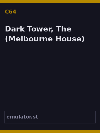 Dark Tower, The