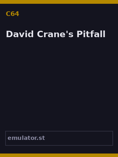David Crane's Pitfall