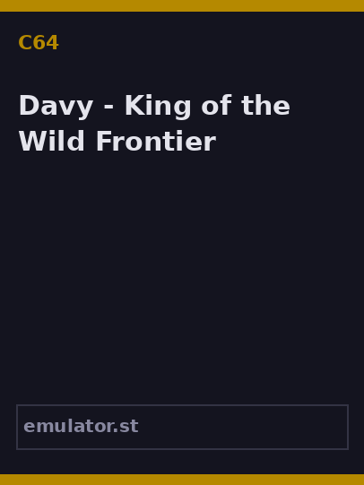 Davy - King of the Wild Frontier